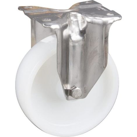 Roulettes pivotantes en acier inoxydable à bandage en matière synthétique TENTE 8478UOO125P62 (1/2)