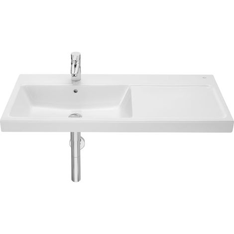 THE GAP - ROCA lavabo en porcelaine à suspendre ou à poser Options : Lavabo à gauche (1/2)