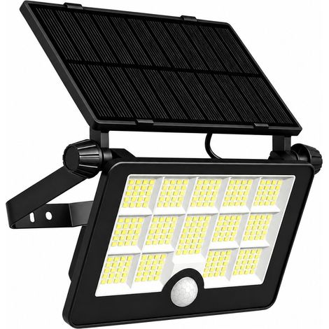 Projecteur solaire mural avec détecteur de mouvement, 232 LED rotatives, étanche IP65, pour jardin extérieur (1/5)
