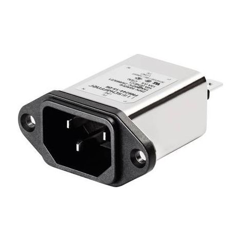 Schaffner FN9244-1-06 FN9244-1-06 Filtro di rete con connettore 250 V/AC 1 A (L x L) 48 mm x 22.5 mm 1 pz.