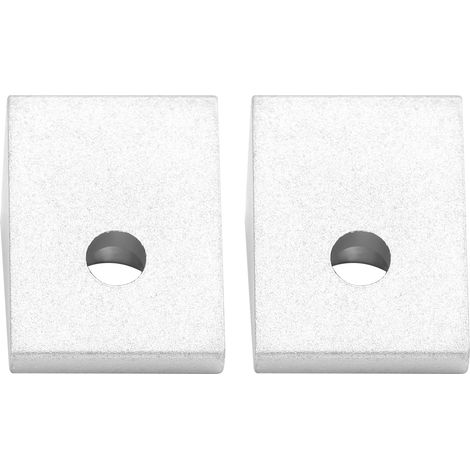 2 Stück Inneneckverbinder aus Aluminium, rechtwinkliges Dreieck, 320400010002, 15 x 19 mm (1/5)