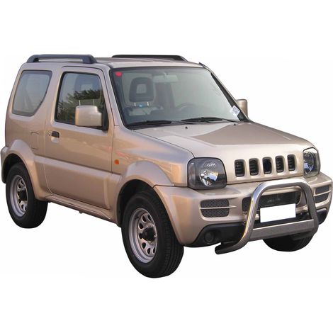 Pare-buffle Avant pour Suzuki Jimny 2006-2012 63 mm en Acier Gris