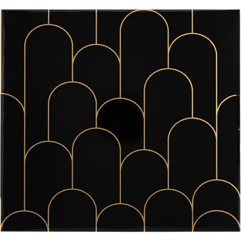 Piastrelle Adesive Viniliche Cucina Nere 30 x 30 cm 10 pz (1/5)