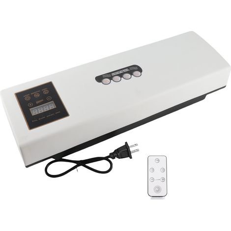 Calefactor PTC de pared 1800W con mando, silencioso y temporizador – Ideal para baño y dormitorio (1/5)
