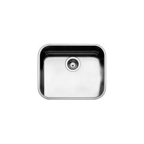 Apell FE500UBC Ferrara Lavello da Incasso Sottopiano 1 Vasca Rettangolare Acciaio Inox 53,9x43,6 cm colore Acciaio Inox (1/2)