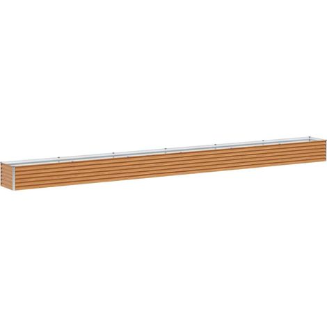 Maison Exclusive - Letto rialzato da giardino 582 x 50 x 36 cm Acciaio zincato (1/5)