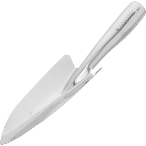 Truelle de jardin manuelle robuste en acier inoxydable pour le désherbage des pots de fleurs (1 pièce) (1/5)