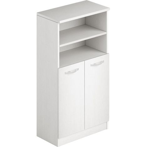 Schuhregal 130 cm Esche weiß - Vicenza