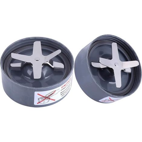 Lame pour centrifugeuse - Acier inoxydable - Facile à installer et à retirer - Convient pour Nutribullet 900W, 2 pièces (1/5)