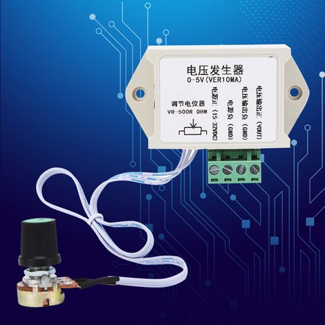 Spannungsregler-Generator-Potentiometer, einstellbar 0-5V DC für industrielle SPS-Steuerung (1/5)