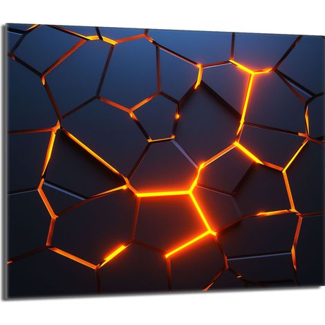 Placa protectora de vidrio para la estufa 60x52 Magma (1/5)