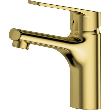 Essebagno Rubinetto per lavabo basso Full oro spazzolato
