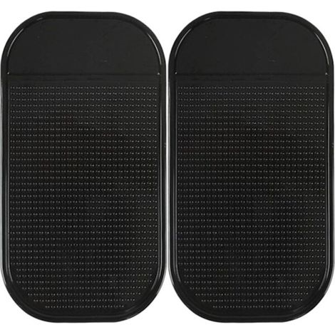 Tapis antidérapant pour tableau de bord de voiture, tapis en silicone auto-adhésif pour l'intérieur de la voiture, lavable et réutilisable, peut contenir des téléphones portables, des clés, des pièces (1/5)