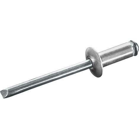 GOEBEL - 500 x Rivets éclatés 4,8 x 14 mm - Aluminium AlMG 5,0/ Acier zingué - Tête plate - STAR - 7088481400 (1/5)