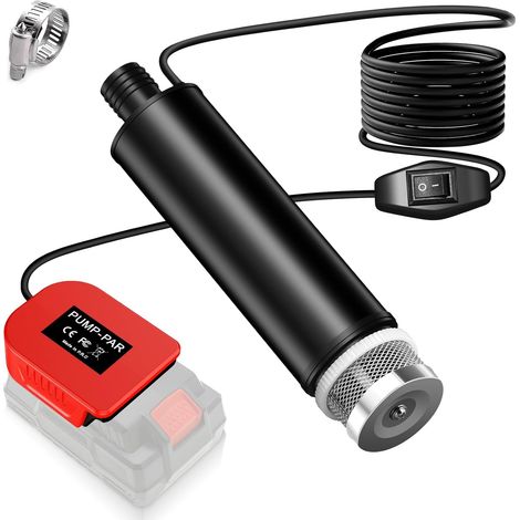 Pompe à eau et pompe de puisage pour 20V - Pompe submersible pour camping-car, jardin, véhicule récréatif, drainage de bassin, chantiers de construction (AUCUNE batterie) (1/5)