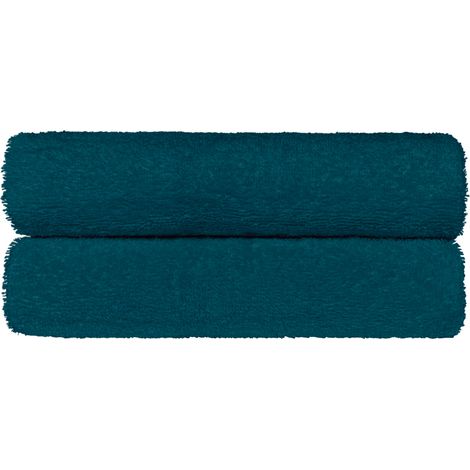 Set Asciugamani Bagno 100% Cotone Super Assorbenti Telo Doccia Spugna Professionali Salvietta Lavetta Viso Asciugamano Salviette Teli Asciugamano Ospite Qualità Hotel Lavette 2 Teli doccia - Ottanio