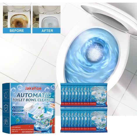Brausetabletten zur Toilettenreinigung für den täglichen Gebrauch zu Hause – Reinigt Toiletten, entfernt Gerüche, Urinflecken und Schmutz – 100 g (5 g x 20 Stück) -- BIEMMEDUE (1/5)