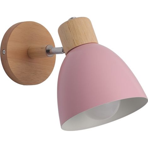 Aplique de pared Nami Rosa 1xE27