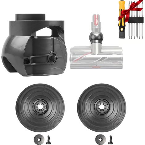 Pièces de rechange pour aspirateur V10 V11 V15 Gen5, tête de nettoyage à couple élevé 100 W pour aspirateur (raccord de tête de nettoyage à couple élevé + boule en V) (1/5)
