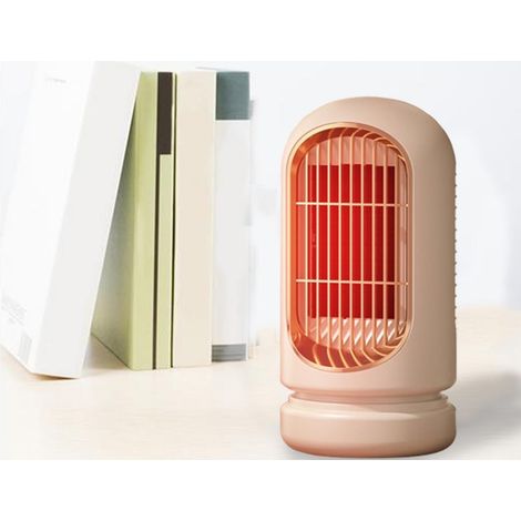Riscaldatore personale, piccolo riscaldatore da ufficio, ventilatore elettrico portatile per riscaldamento personale - Piccolo riscaldatore elettrico sicuro per uso in ufficio, riscalda l' (1/4)