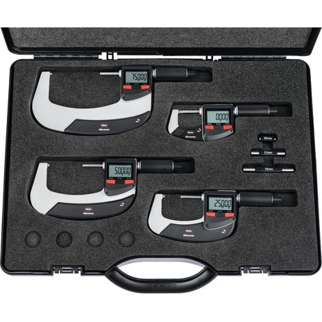 MAHR - Set di micrometri digitali IP65 con uscita dati, Campo di