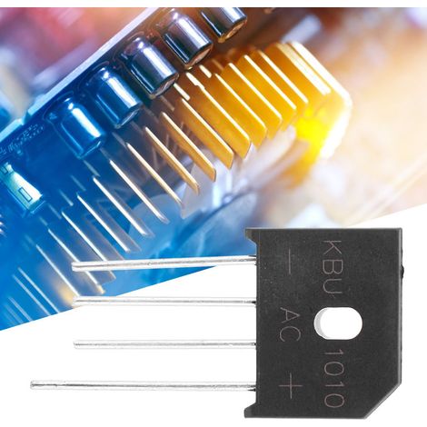 Pont redresseur plat KBP210 2A 1000V pour circuits électroniques (10 pièces) (1/5)