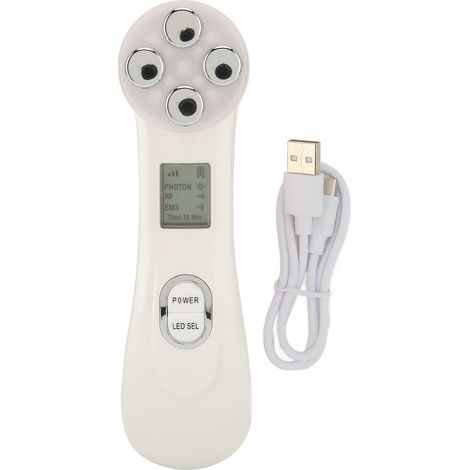 Appareil de tightening cutané EMS RF électroporation radiofréquence LED lumière couleur blanche instrument (1/5)