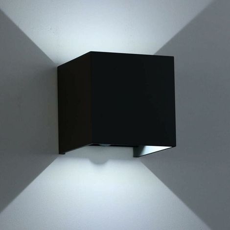 Wall light - Black 7W induction waterproof -7W (1/5)