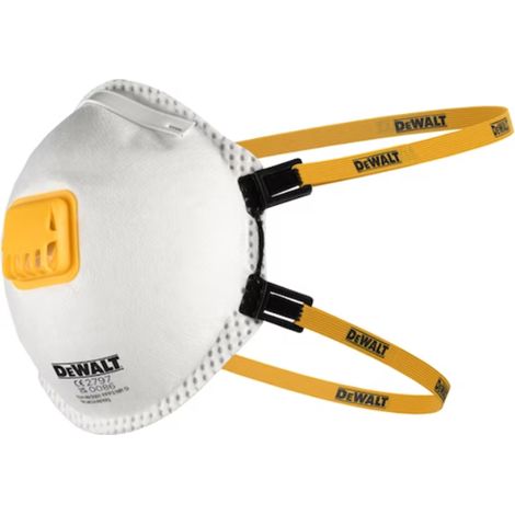 DEWALT DXIRFFP210 Disposable Respirator FFP2 (Pk10) with exhalation valve (1/3)