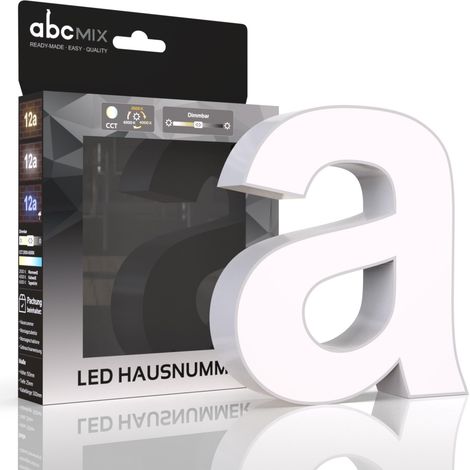 LED Hausnummer - a - CCT 12V 2700K/4000K/6500K (1/5)