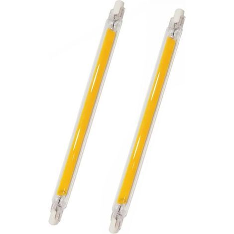 [JAMAIS UTILISÉ] lot de 2 Ampoule R7S LED 189mm,1200LM,R7S 20W COB LED Équivalent Halogène R7S J118 100W 120W, 360 Degrés, Non-dimmable, LED R7S 189mm Slim pour Plafonnier/Lampadaire,Blanc Chaud 3000K (1/4)