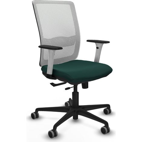 Sedia da ufficio piqueras y crespo Haches verde imbottita similpelle (1/2)
