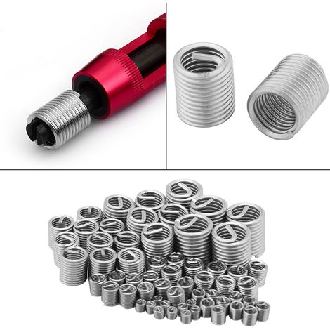 Kit de réparation de filetage en acier inoxydable 60 pièces M3 à M12 (1/5)