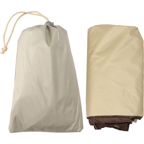 Housse imperméable pour chaise longue à dossier haut Housse de protection pour mobilier d'extérieur (2) (1/5)