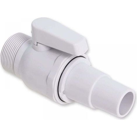 Absperrventil für Schwimmbäder, Poolzubehör, Poolzubehör, Kolbenventil, Poolfilterpumpe, Ersatz-Pumpenanschluss für Poolfilter (2 Stück)