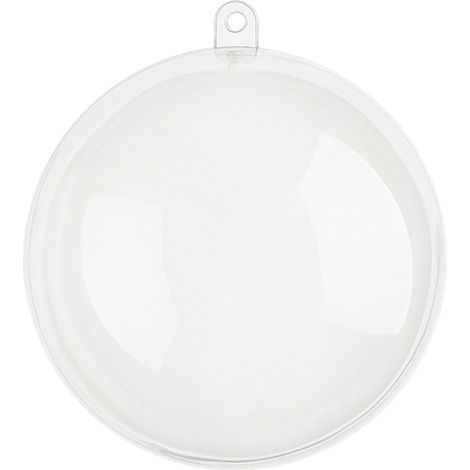 Ornement De Noël - Goutte Transparente Remplissable - Avec Trou Pour Suspension - Décoration De Guirlande - Lot De 12 (1/5)