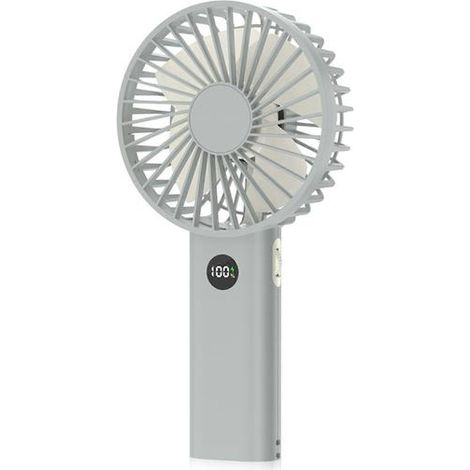 Ventilateur de table, petit ventilateur d'extérieur, ventilateur de voyage, ventilateur de bureau, ventilateur de chambre avec affichage, ventilateur de bureau, ventilateur de refroidissement d'air pu (1/5)
