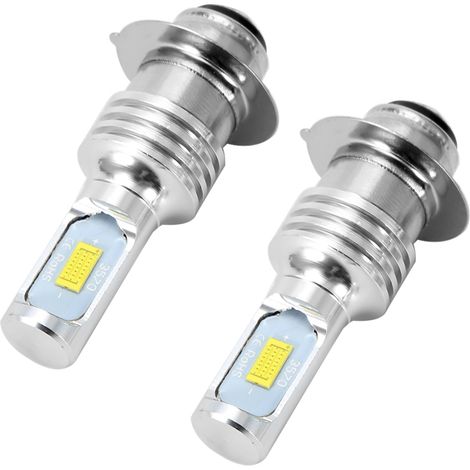 Ampoules LED 80W 6000K Blanc Blanc pour Phares Anti-Brouillard H6/P15D avec Décodeur (1/5)