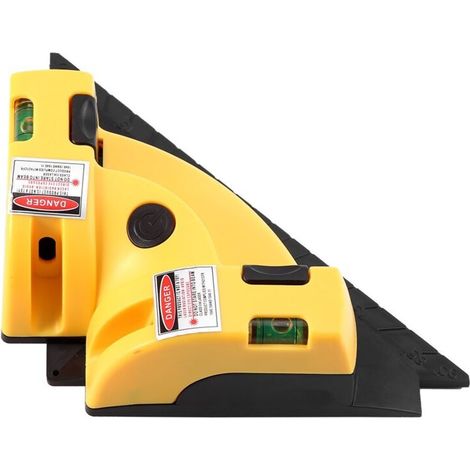Niveau laser 90 degrés – Projection horizontale et verticale – Précision professionnelle – Pour carreaux, bois franc et surfaces variées (1/5)