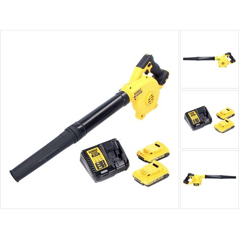 Soplador de batería DeWalt DCV 100 D2 / Soplador de hojas 18 V + 2 baterías de 2,0 Ah + cargador (1/5)
