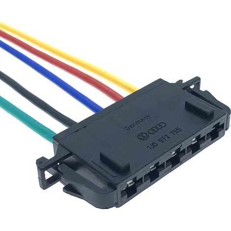 DJ7054F-6.3-21 automotive connector for Volkswagen sensor plug 1J0972755 with terminal block. (1/4)