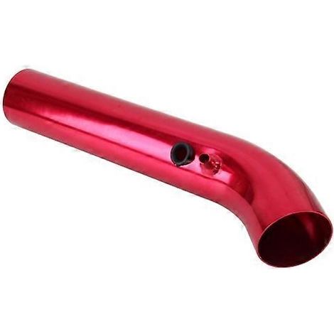Universal Air Intakes Short Cold Racing Aluminium Air Intake Pipe Hose with Cone Filter Kit System(Red)