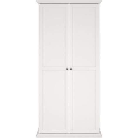 North Kleiderschrank 2 Türen weiß.
