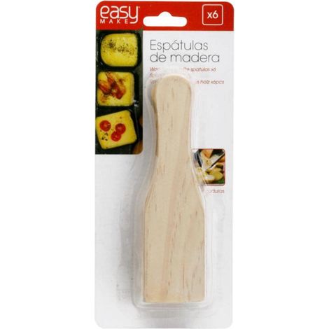 Easy Make CMKU6166 Spatola, Wood, Beige, 15 x 4 x 0,40 cm (1/3)