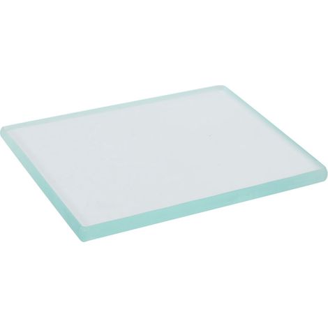 Polierer aus gehärtetem Glas für Leder, Werkzeug für die Lederbearbeitung, 130 x 100 x 8 mm (1/5)
