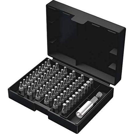 Wera Kit Bit-Safe 61 piezas plateado y negro