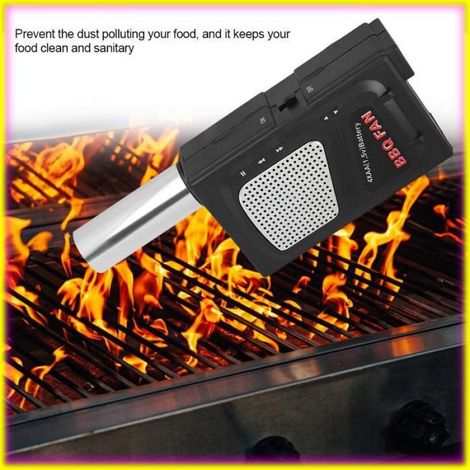 keenso souffleur d'air de cuisson Souffleur D'Air pour Barbecue, Ventilateur Léger et Portable pour le Camping, piscine plancha (1/5)