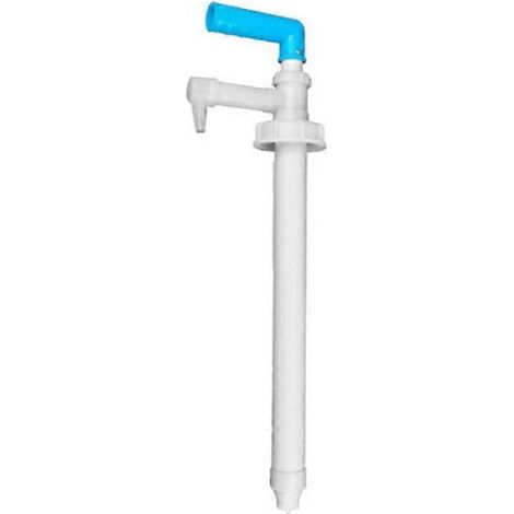 Pompe à carburant manuelle pour essence, huile et liquides - Pompe de transfert manuelle - Dispositif anti-retour - Bleue M (1/5)