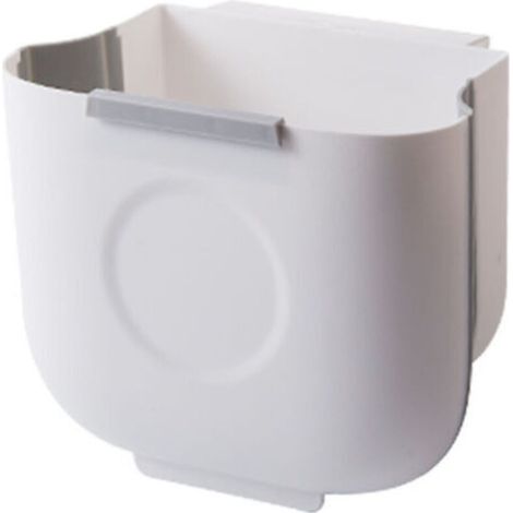 Poubelle de Cuisine Pliable Recyclage Papier - Blanche (1/3)