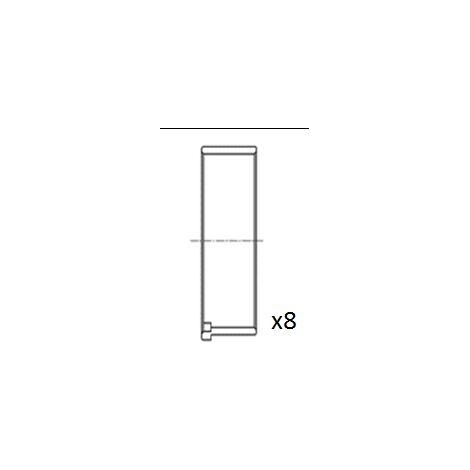 Coussinet de tête de bielle FAI AutoParts BB2085-STD FORD 1363187 2M34-6211-BA